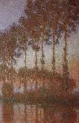 Claude Monet Poplars on the banks of the ept china oil painting reproduction